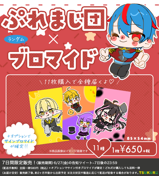 【ぷれまじ団】ブロマイド ランダム 11種